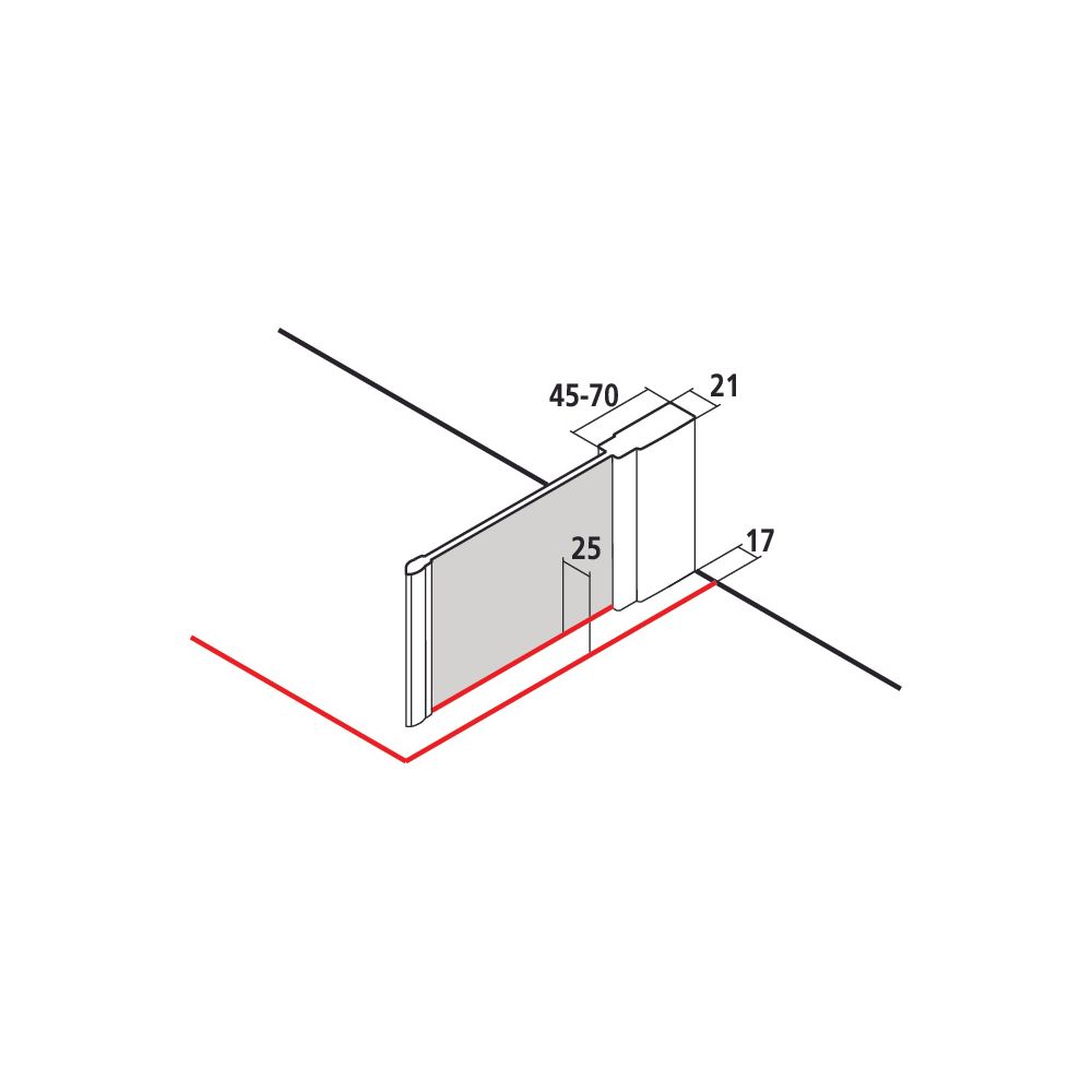 Kermi Seitenwand LIGA TWP 1000x 2000 BV: 975-1000 SIHG ESG STR4 CLE... KERMI-LITWP10020VQK 4051484813149 (Abb. 3)