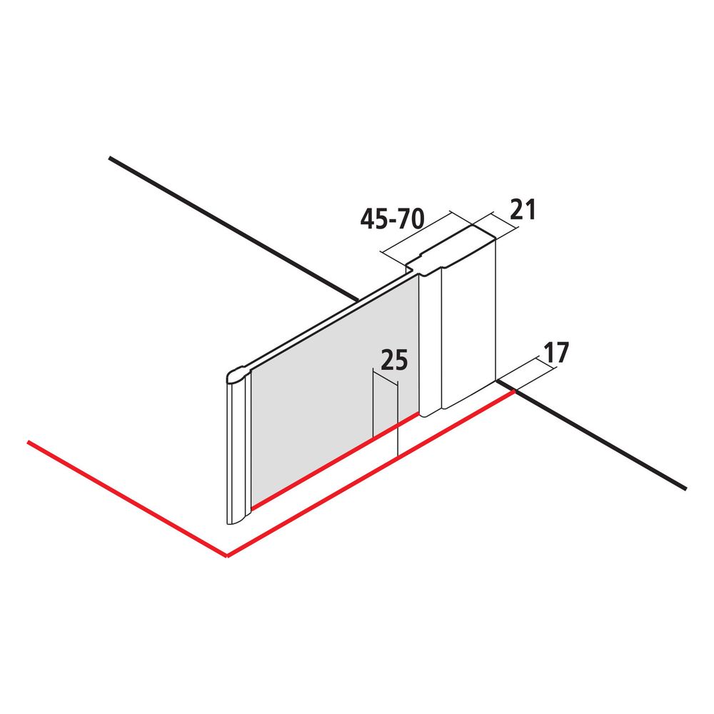 Kermi Seitenwand LIGA TWP 1000x 2000 BV: 975-1000 SIHG ESG STR4 CLE... KERMI-LITWP10020VQK 4051484813149 (Abb. 5)