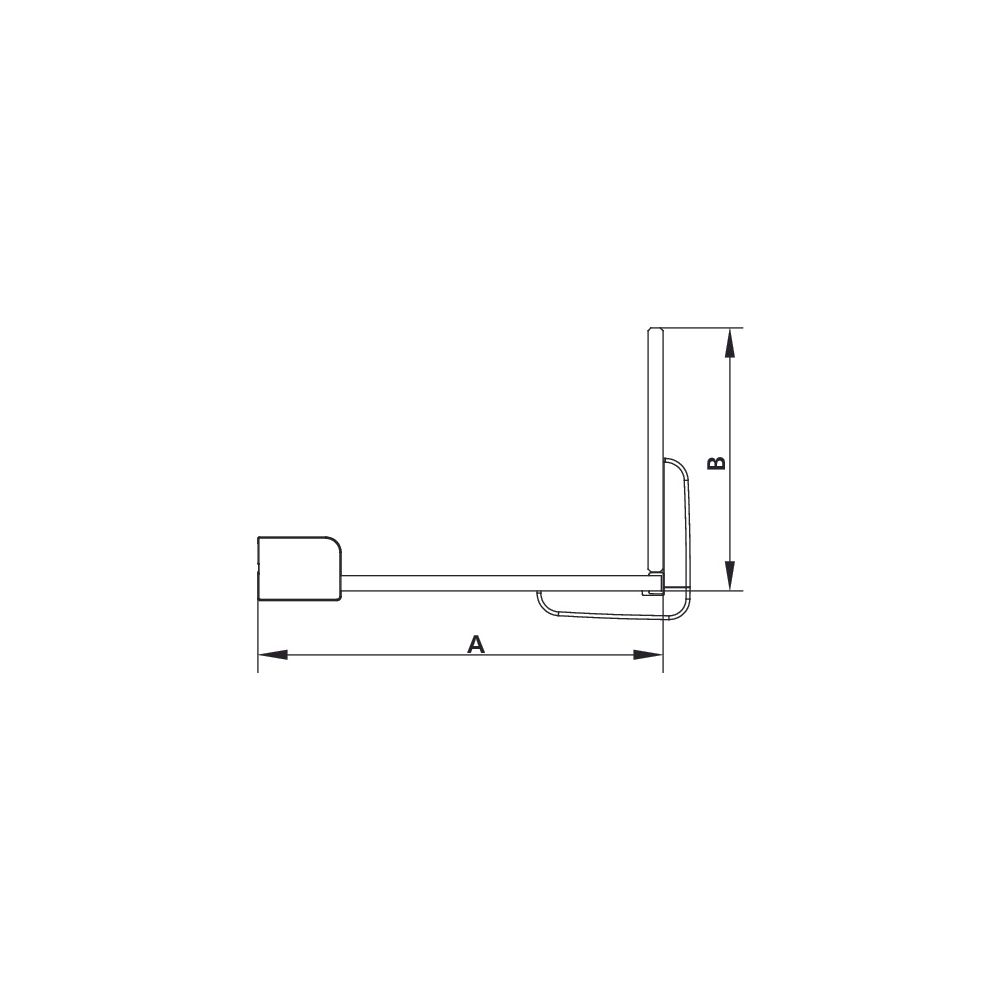 Kermi Walk-In Wall Mena Festfeld Winkel WBL 2000x1000x33mm ESG Klar 8mm Silber Hoc... KERMI-MEWBL10020VAK 4051484894162 (Abb. 3)