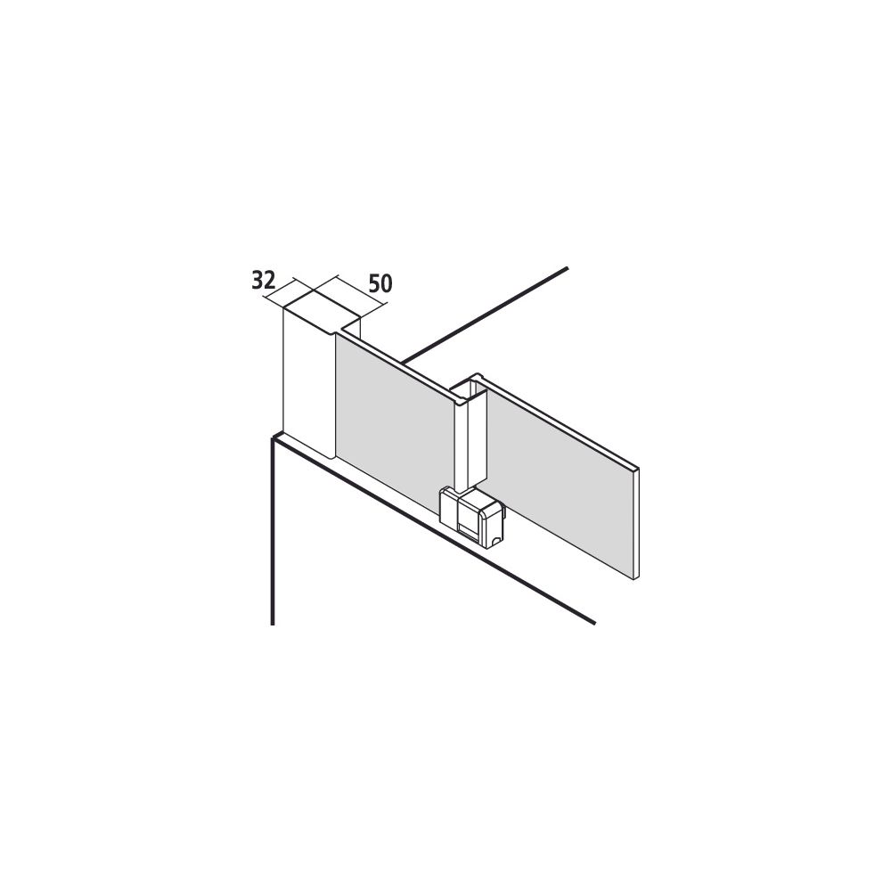 Kermi Duschkabine Nica Gleittür 2T Festfeld H2L 1500x1200x22mm ESG Klar 6mm Silber... KERMI-NIH2L12015VPK 4051484571841 (Abb. 2)