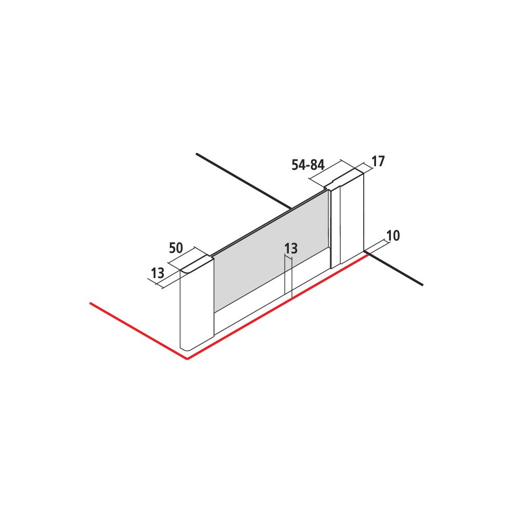 Kermi Seitenwand Nova 2000 TWD 1850x750x17mm Kerolan Fontana 3mm Silber Mattglanz ... KERMI-N2TWD0751811K 4046383230456 (Abb. 4)