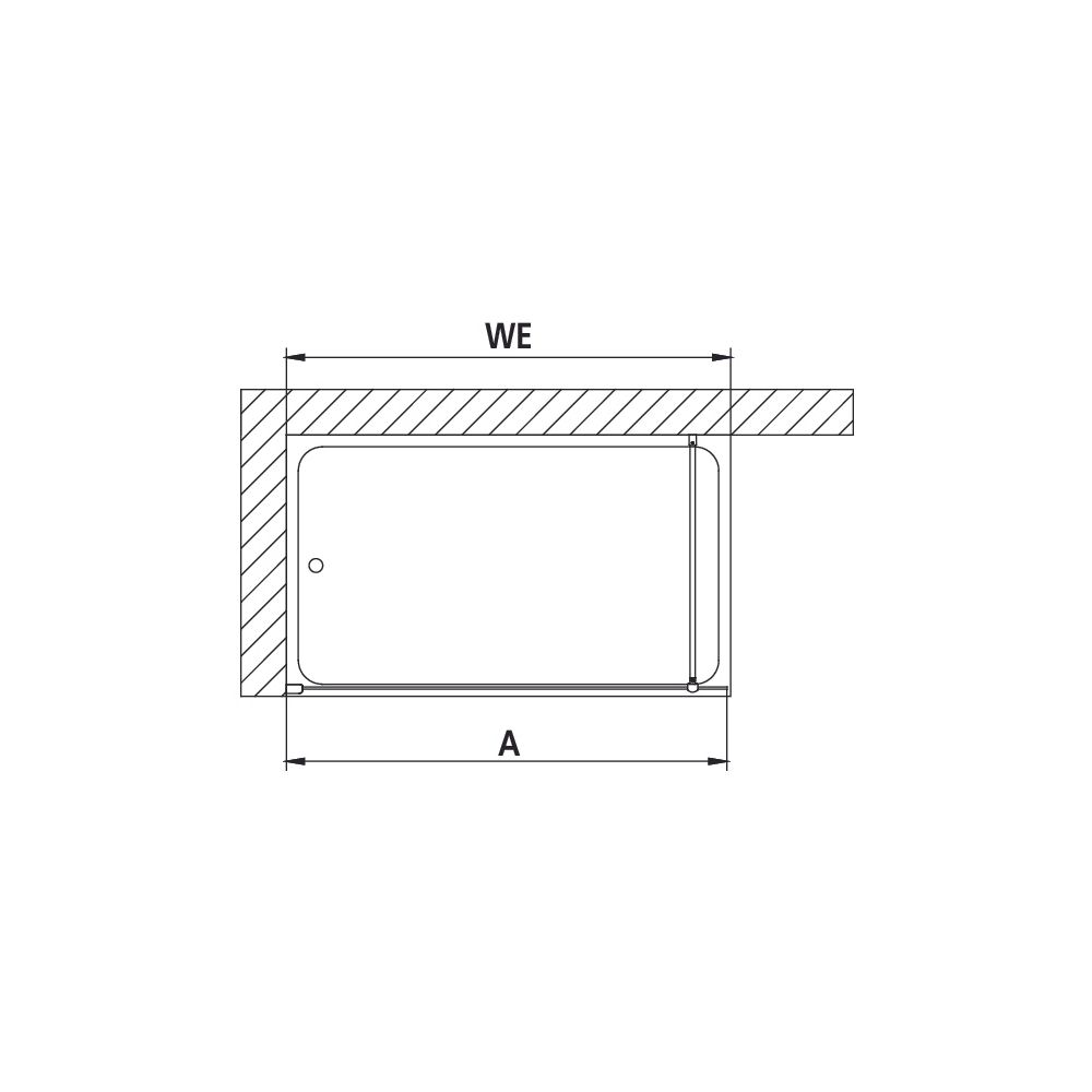 Kermi Walk-In Wall Pasa XP TWF 2000x1400x31mm ESG Klar 8mm Silber Mattglanz Anschl... KERMI-PXTWF140201PK 4046383932114 (Abb. 8)