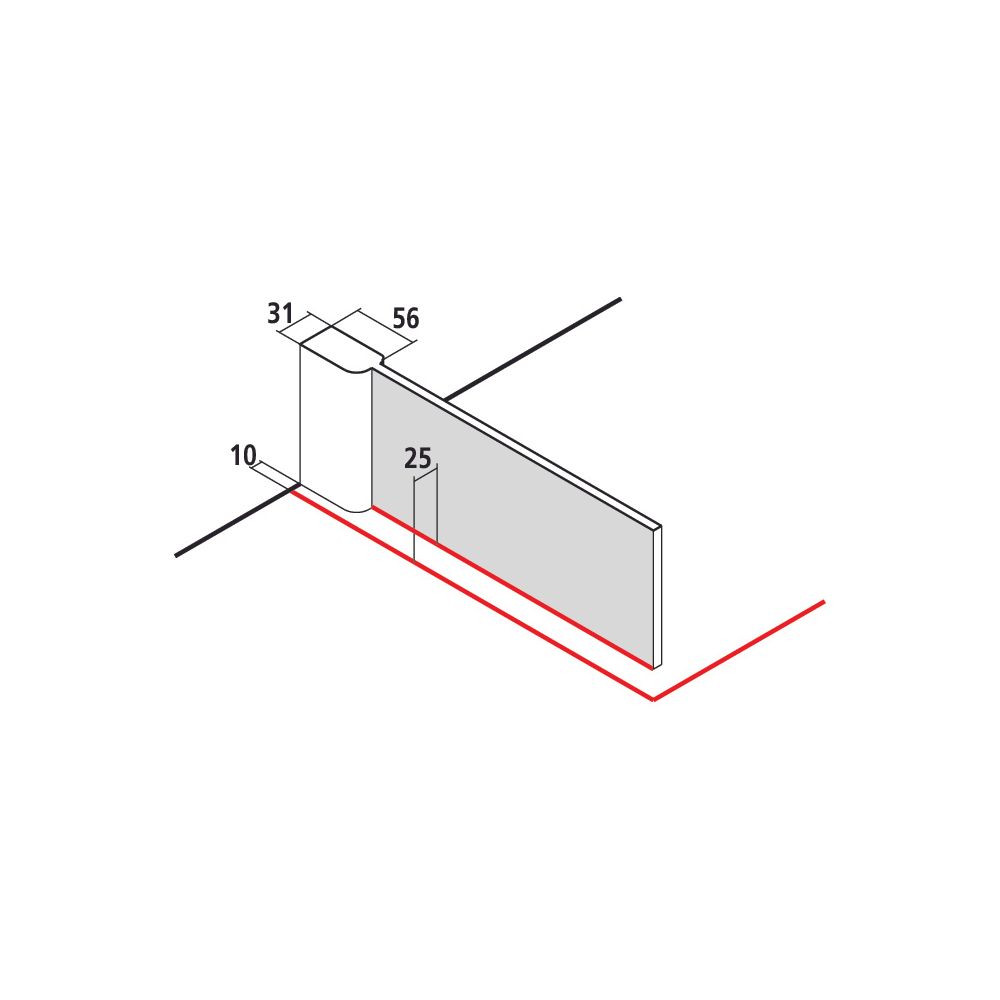 Kermi Walk-In Wall Pasa XP TWF 2000x1400x31mm ESG Klar 8mm Silber Mattglanz Anschl... KERMI-PXTWF140201PK 4046383932114 (Abb. 4)
