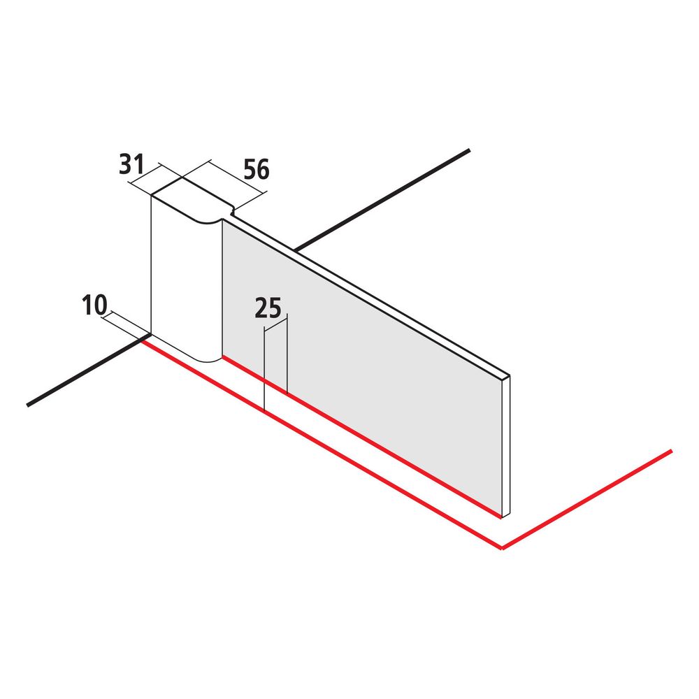 Kermi Walk-In Wall Pasa XP TWF 2000x1400x31mm ESG Klar 8mm Silber Mattglanz Ansch... KERMI-PXTWF140201PK 4046383932114 (Abb. 11)