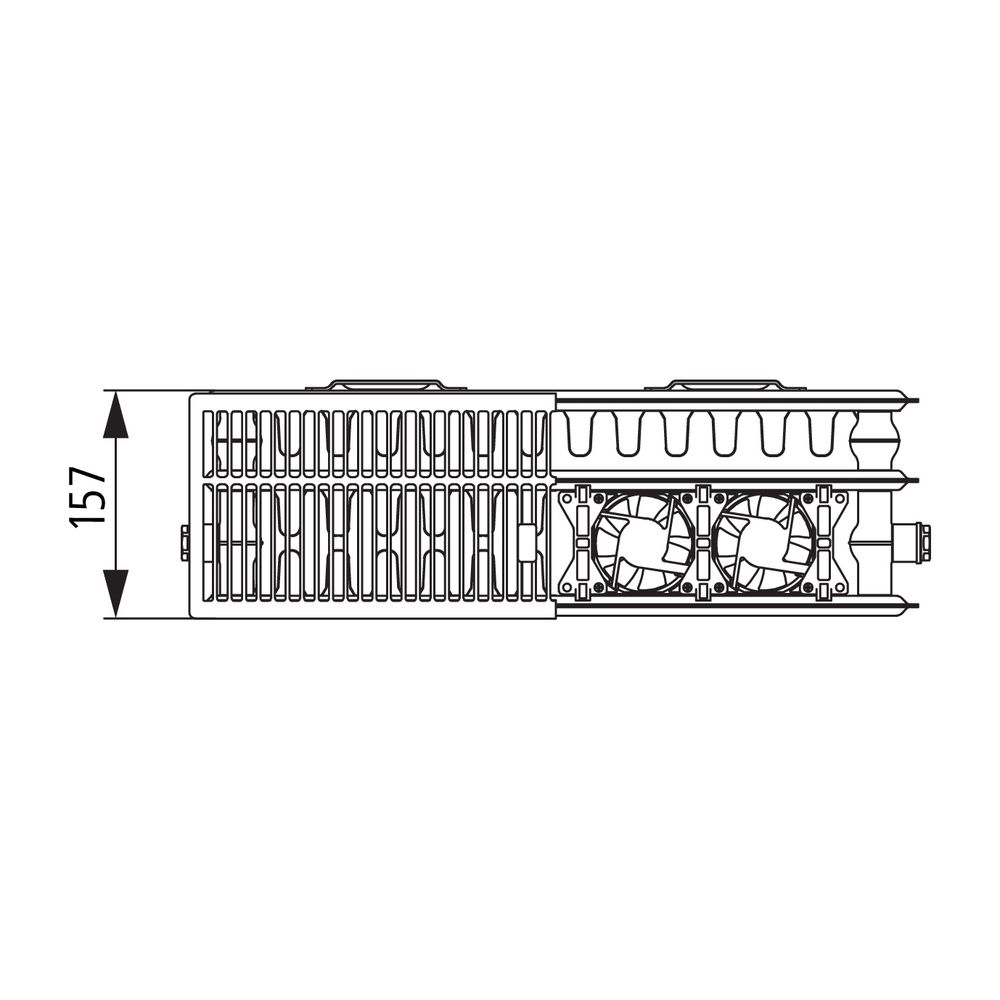 Kermi Line-K x-flair x2 Austausch Wärmepumpenheizkörper feinprofiliert Typ 33 We... KERMI-PLK3L0550901N1K 4063769444962 (Abb. 4)