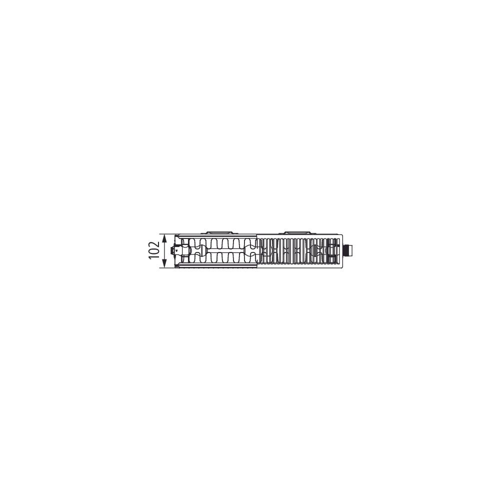 Kermi Line-Vmulti therm-x2 Flachheizkörper feinprofiliert Typ 22 705x102x2305mm,... KERMI-PLX220702301N2K 4063769377970 (Abb. 2)