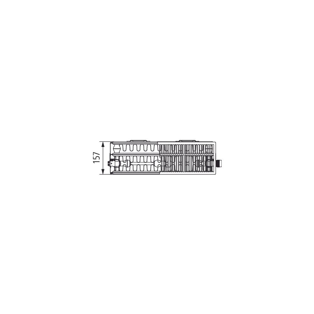 Kermi Plan-Vmulti therm-x2 Flachheizkörper glatt Typ 33 905x157x505mm, 1509W bei... KERMI-PTX330900501N1K 4063769373897 (Abb. 7)