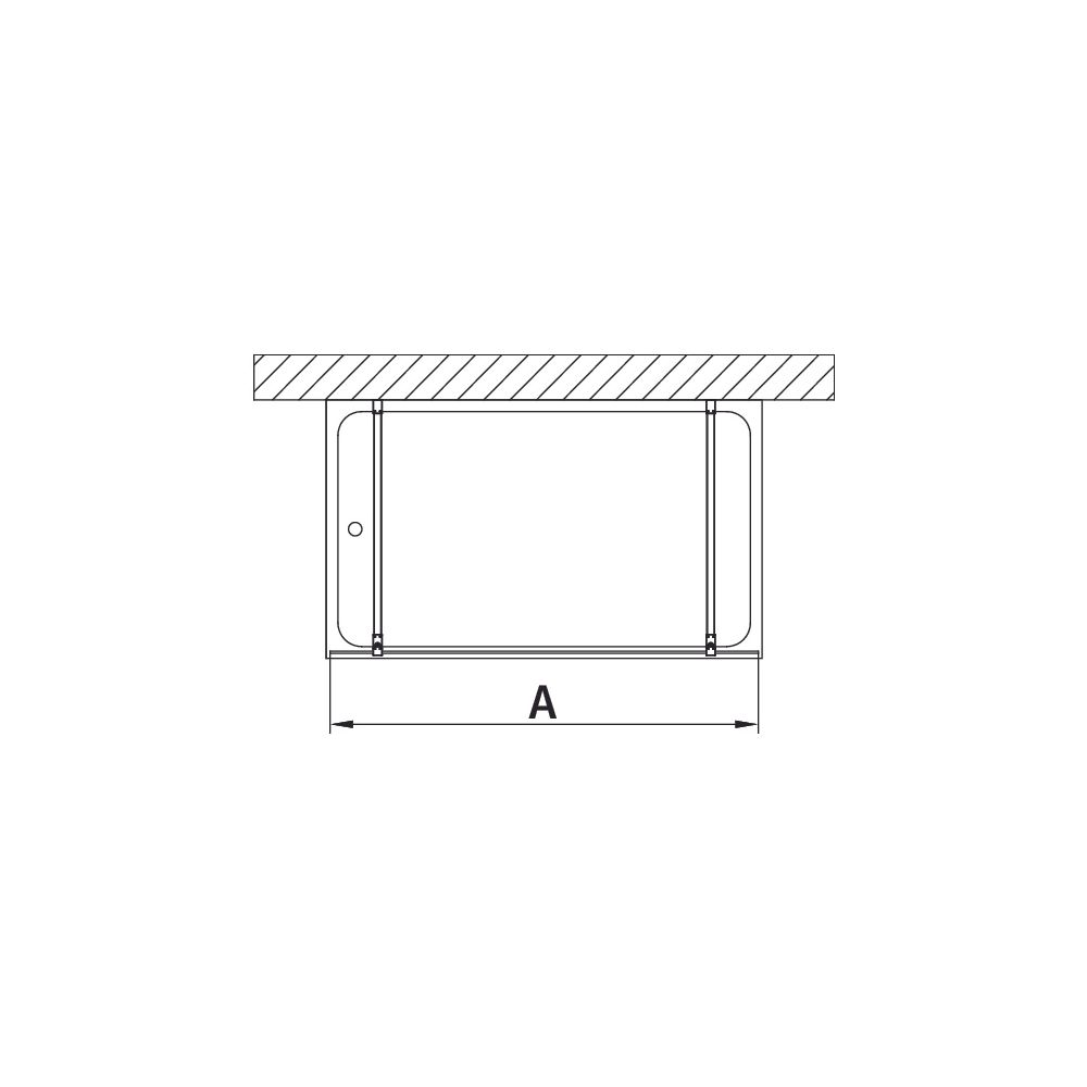 Kermi Walk-In XB Free FWA 2000x1500x18mm ESG Klar 8mm Silber Hochglanz Anschlag li... KERMI-XBFWA15020VPK 4051484579472 (Abb. 5)
