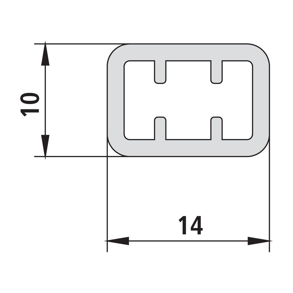 Kermi Rohr Liga RRVR1, Silber Mattglanz, 700mm, 2535892... KERMI-ZDRRVR1LI0701K 4051484410904 (Abb. 2)