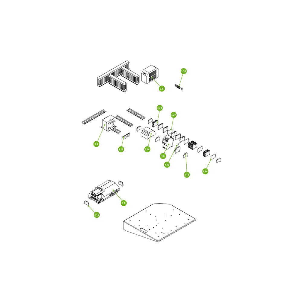Kermi 2-Leiter Durchgangsklemme 4mm2 für dynamic, Grau, W90322... KERMI-W90322 4037486682877 (Abb. 2)