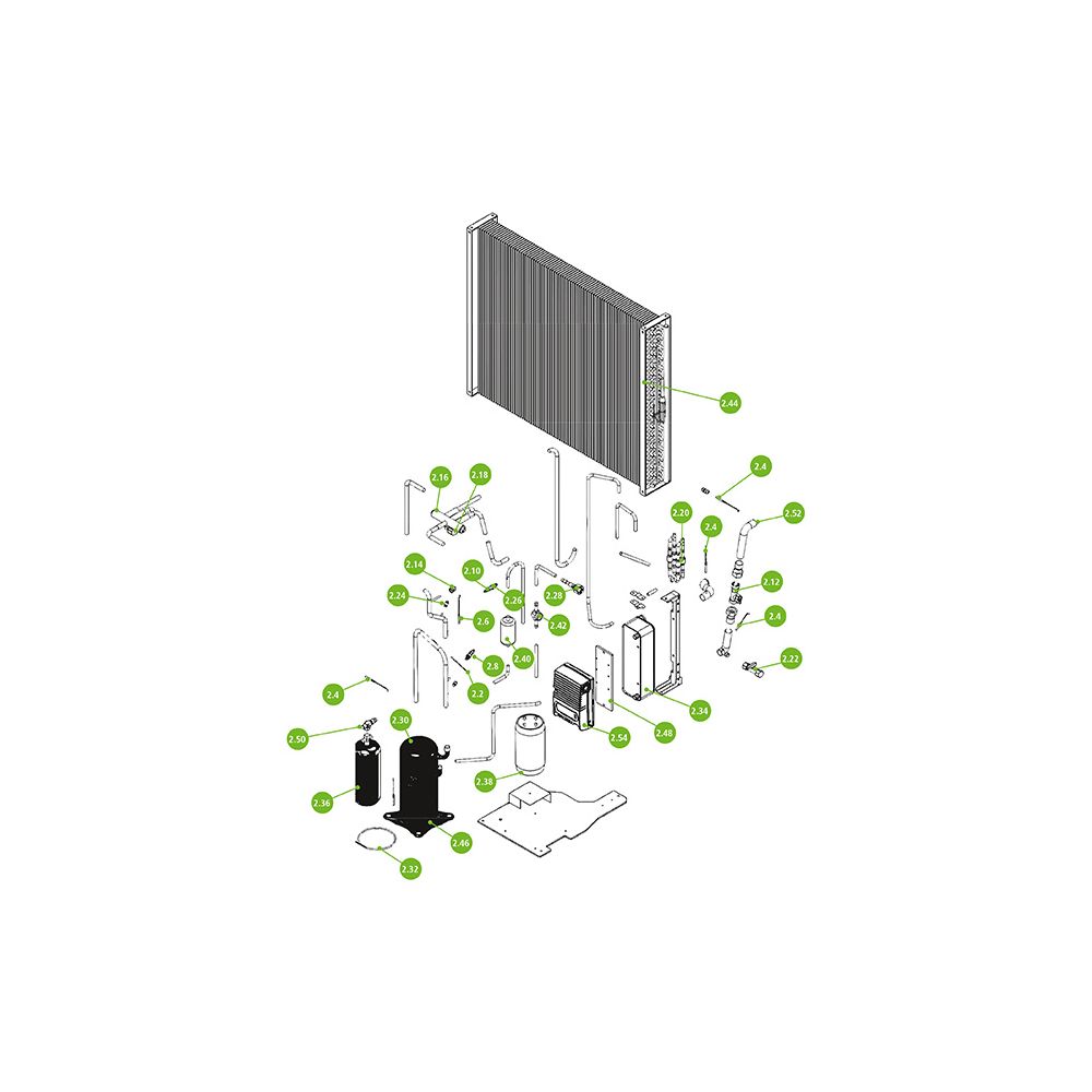 Kermi Filtertrockner für dynamic 16 und terra compact 15, W90126... KERMI-W90126 4037486608068 (Abb. 3)