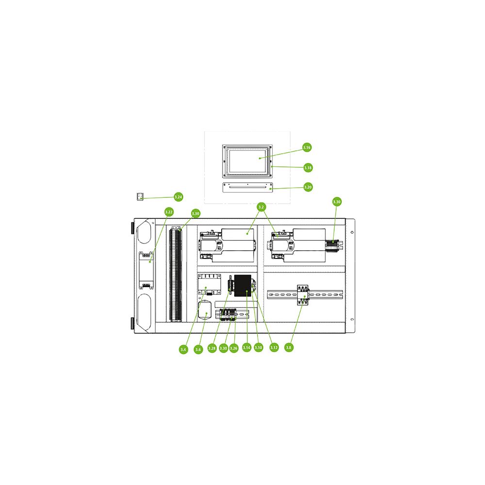 Kermi EPP Wechselschieber für dynamic AW I, W90393... KERMI-W90393 4037486791586 (Abb. 3)