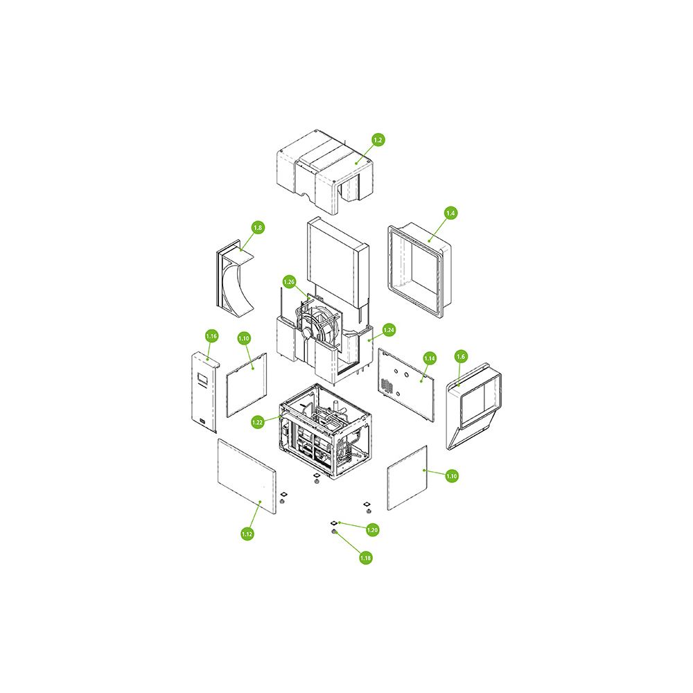 Kermi Gerätefuß mit Gewinde M10 für dynamic, compact und compact cool, W90310... KERMI-W90310 4037486680873 (Abb. 2)