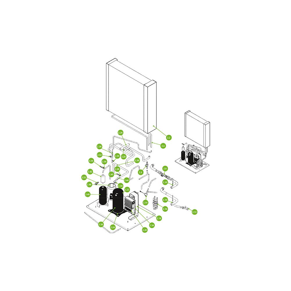 Kermi Filtertrockner für dynamic 16 und terra compact 15, W90126... KERMI-W90126 4037486608068 (Abb. 2)