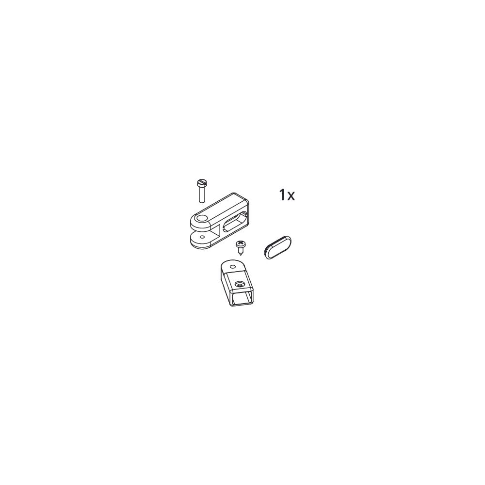 Kermi Stabilisierung Wand Set, EBCC015, Schwarz Soft, 2539305... KERMI-2539305 4051484928256 (Abb. 2)