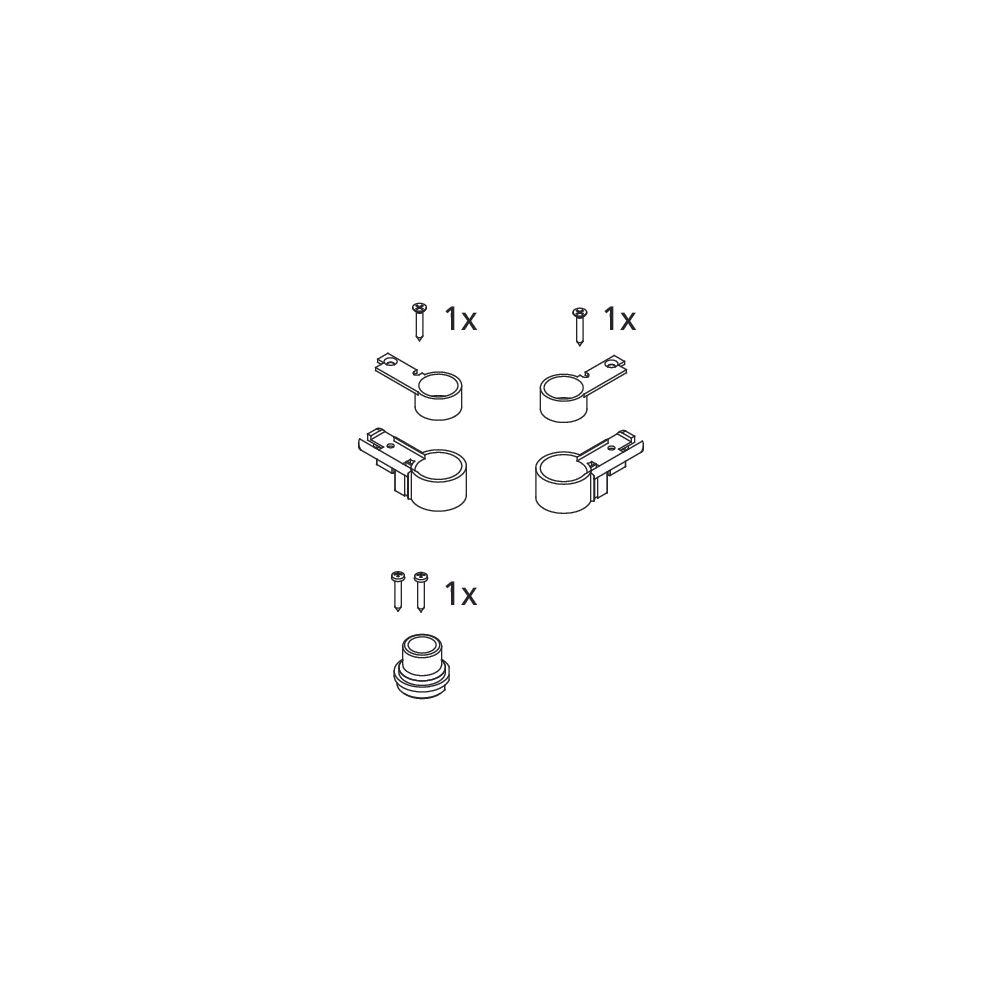 Kermi Lager Set, EBI2012, Silber Mattglanz, 2534154... KERMI-2534154 4051484923633 (Abb. 2)