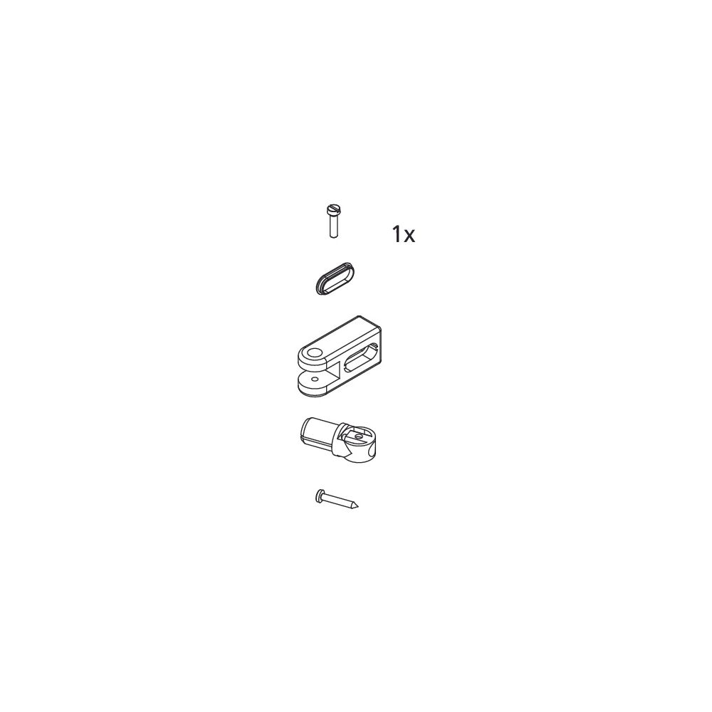 Kermi Stabilisierung Wand Set, EBI2019, Silber Mattglanz, 2534187... KERMI-2534187 4051484923848 (Abb. 2)