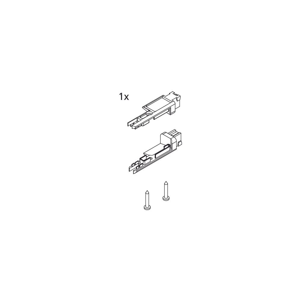 Kermi Eckverbinder Set, EBI2025, Silber Mattglanz, 2534206... KERMI-2534206 4051484923923 (Abb. 2)