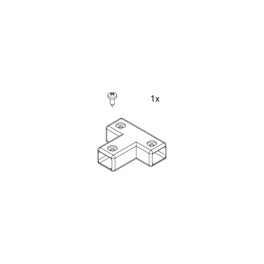 Kermi T-Stück Stabilisierungs Set, EBLI045, Silber Hochglanz/Chrom, 2539322... KERMI-2539322 4051484928331 (Abb. 2)