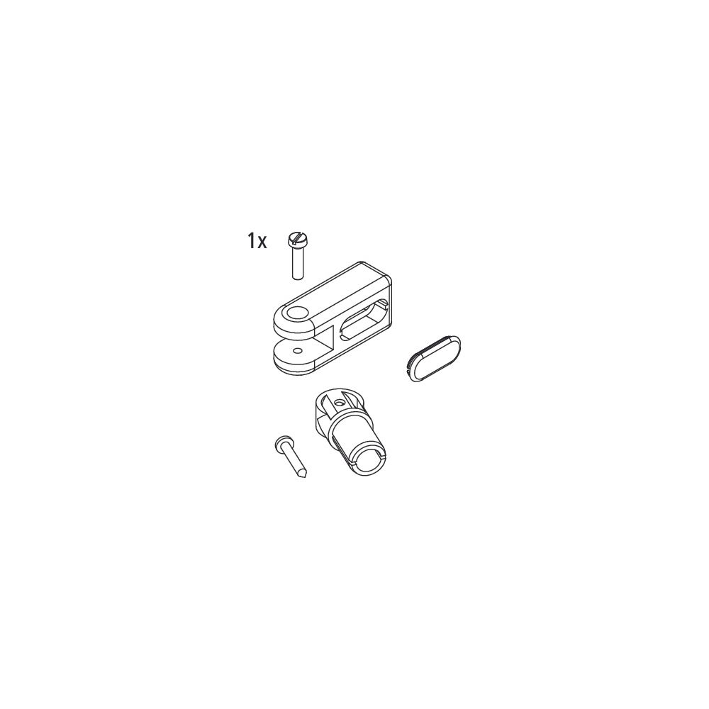 Kermi Stabilisierung Wand Set, EBRA014, Silber Hochglanz, 2534458... KERMI-2534458 4051484924166 (Abb. 2)