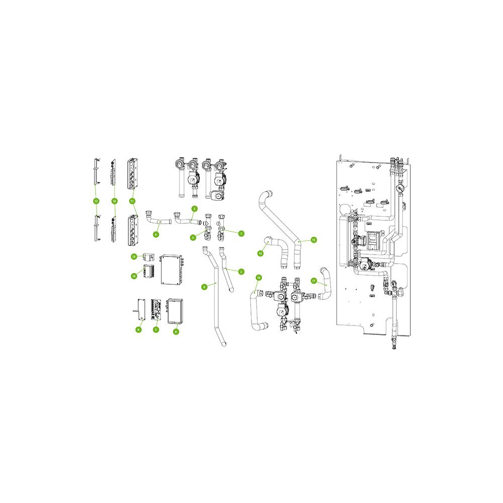 Kermi Gehäuse Modul 221306 für x-buffer combi pro und Hydromodul pro, W90680... KERMI-W90680 4063769228609 (Abb. 3)