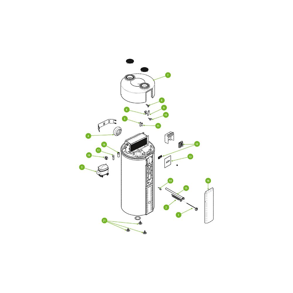 Kermi Stellfüße für x-buffer combi, W90434... KERMI-W90434 4037486804163 (Abb. 3)
