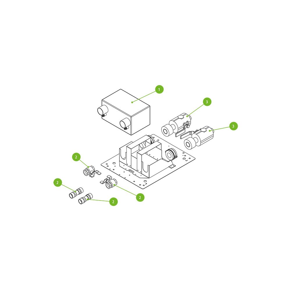 Kermi Adapterstück mit Kugelhahn für Grundwasserstation Sole, W90450... KERMI-W90450 4037486818764 (Abb. 2)