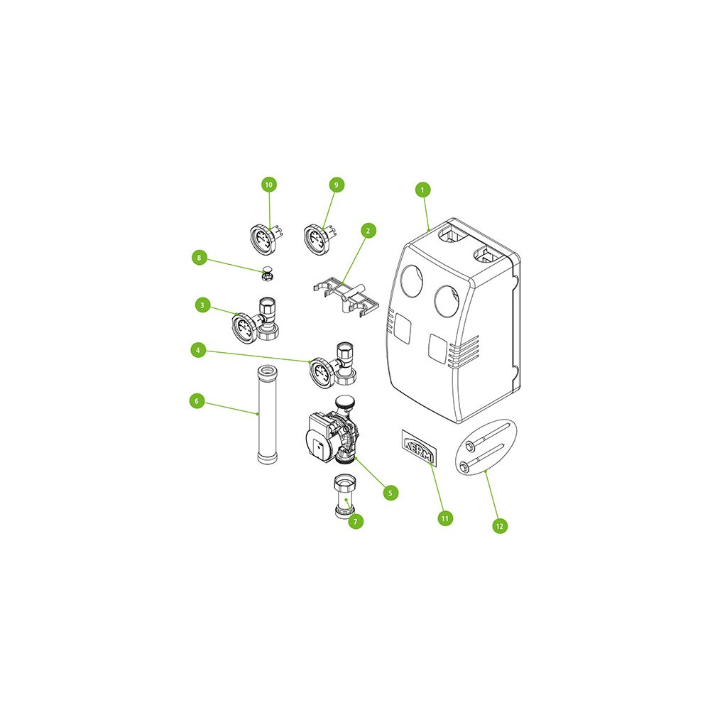 Kermi Logo Wärmepumpe für dynamic, W90351... KERMI-W90351 4037486791166 (Abb. 2)
