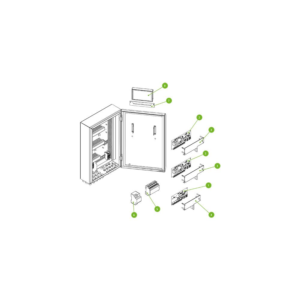 Kermi Abdeckung Baulänge 26, für Speichersystemmodul x-buffer combi pro, Hydromat pro und... KERMI-W90684 4063769228500 (Abb. 2)