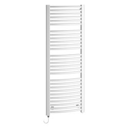 Kermi Basic R-E gebogen elektrischer Badheizkörper 1770x51x450mm, WRS, Anschluss... KERMI-ERE1018450514XK 4063769467282 (Abb. 1)