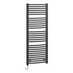 Kermi Basic R-E gebogen elektrischer Badheizkörper 1770x51x749mm, WRS, Anschluss... KERMI-ERE1018750615XK 4063769467732 (Abb. 1)