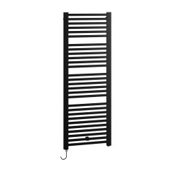 Kermi Basic-E gerade elektrischer Badheizkörper Schwarz Soft 1448x35x450mm WRS A... KERMI-E0E1015450316XK 4063769318324 (Abb. 1)