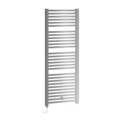 Kermi Basic-E gerade elektrischer Badheizkörper Glanzsilber Metallic 804x35x450m... KERMI-E0E10080045WTXK 4051487283291 (Abb. 1)