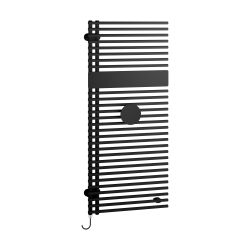 Kermi Credo Half round-E elektrischer Badheizkörper 1400x46x450mm, WWS, Anschlus... KERMI-E1E1A144503043K 4063769324240 (Abb. 1)