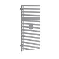 Kermi Credo Half round-E elektrischer Badheizkörper 1805x46x450mm WRX Ansch. rec... KERMI-E1E1A180045WSWK 4063769225936 (Abb. 1)