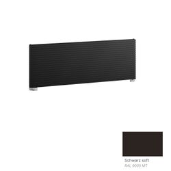 Kermi Decor-Arte Pure horizontal Designheizkörper 595x2000x60mm schwarz soft Ans... KERMI-D3N1H060200A5XK 4063769305485 (Abb. 1)