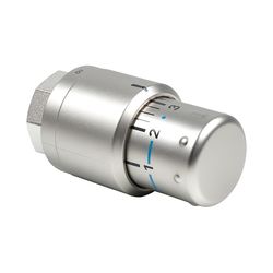 Kermi Thermostatkopf M30x1,5 Heizkörper-Thermostat Regler, Edelstahl-Optik... KERMI-ZV00380002 4037486183046 (Abb. 1)