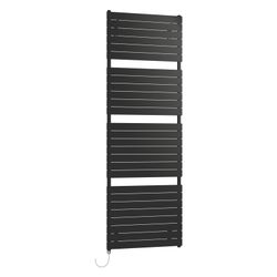 Kermi Aster-E elektrischer Badheizkörper 1834x37x450mm, WWS, 800W, links, Schwar... KERMI-MBE1018450303XK 4063769324226 (Abb. 1)