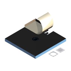 Kermi Komplettboard Point E65 100100 L 1000 x B 1000 x H 65 mm... KERMI-BAE65100100XK 4051484938552 (Abb. 1)