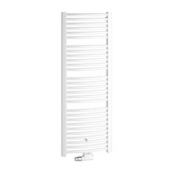 Kermi Basic-50 R gebogen Badheizkörper 804x51x450mm, Anschluss mittig/seitlich, ... KERMI-ER01M0800452XXK 4037486679945 (Abb. 1)