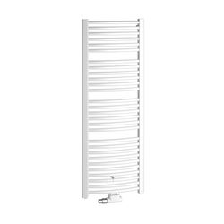 Kermi Basic-50 R gebogen Badheizkörper 1172x749x70mm circonsilber Anschluss mittig und seitli... KERMI-ER01M120075TXXK  (Abb. 1)