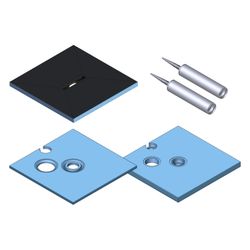 Kermi Board Line EUA 090090 L 900 x B 900 x H 140 mm... KERMI-BCEUA090090XK 4051484939429 (Abb. 1)