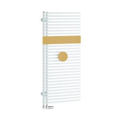 Kermi Credo Half round Badheizkörper 1805x46x600mm, Anschluss links, 800W bei 75... KERMI-E1N1A1800602L3K 4063769223185 (Abb. 1)