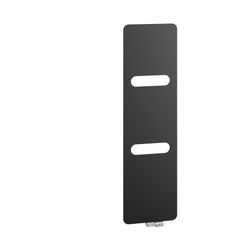 Kermi Oni Designheizkörper 1400x33x500mm, 573W bei 75/65/20 Grad C, Schwarz Soft... KERMI-FPN1114500301XK  (Abb. 1)
