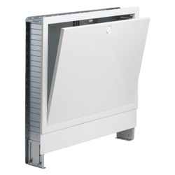Kermi x-net Verteilerschrank vormontiert US110 Komfort VT8, Anschluss links, Kugelh... KERMI-SFVSK0821L1K 4037486348162 (Abb. 1)