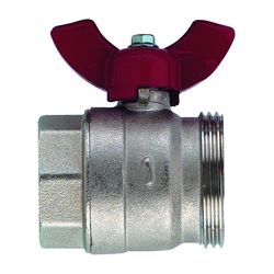Kermi x-net Einzel-Kugelhahn 1" Außengewinde x 1" Innengewinde... KERMI-SFVZHKHE102 4037486000688 (Abb. 1)