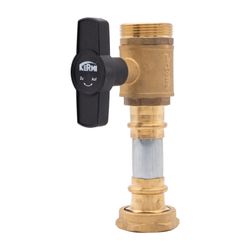 Kermi Kugelhahn 1" Außengewinde x 1 1/2" und Rohrstück mit Griff, für SLG W49101 sowie W4... KERMI-W90264 4037486676715 (Abb. 1)