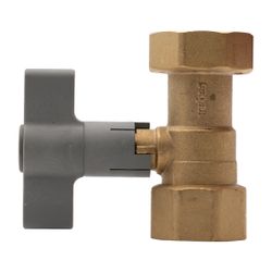 Kermi Kugelhahn mit Rückschlagklappe für Hydromodul und Speicherladung, W90521... KERMI-W90521 4037486868516 (Abb. 1)