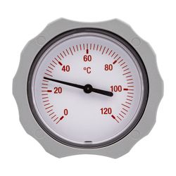 Kermi Thermometer für Hydromodul und Heizkreis, Rot, W90651... KERMI-W90651 4063769226469 (Abb. 1)