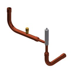 Kermi Expansionsventil mit Leitungen und Rückschlagklappe für x-change dynamic pro S, W90... KERMI-W90862 4051487976568 (Abb. 1)
